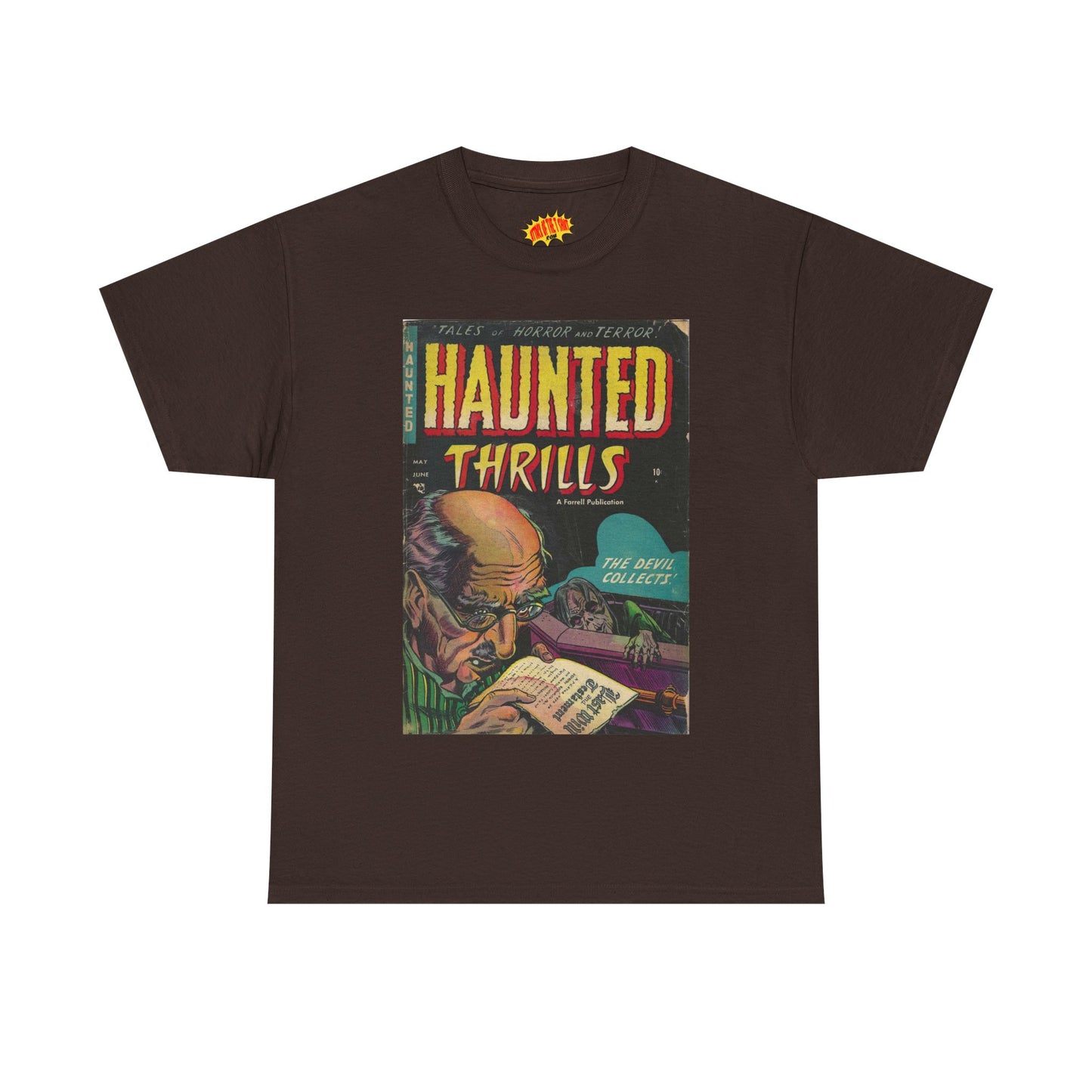 Haunted Thrills May - June Comic Tee Shirt *Multiple Colors*