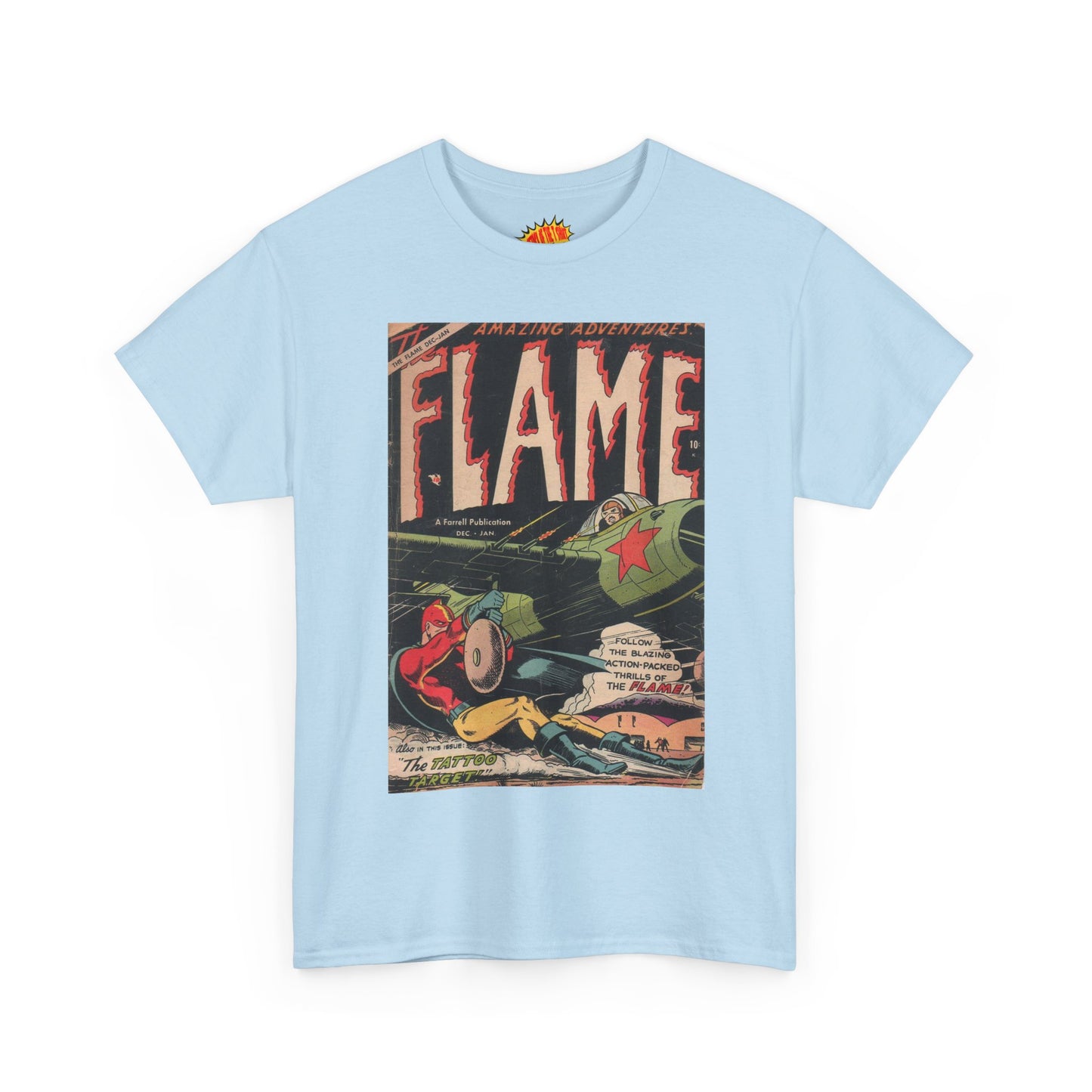 The Flame December - January Comic Tee Shirt *Multiple Colors*