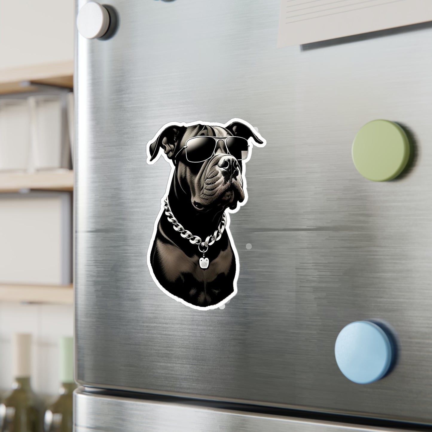 Dog with Sunglasses Durable Vinyl Decal Sticker