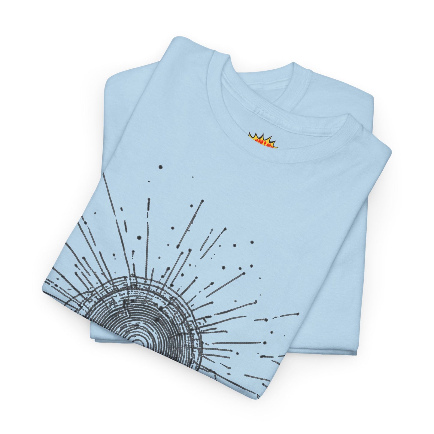 Circle Line Drawing Graphic Art Tee Shirt *Multiple Colors*