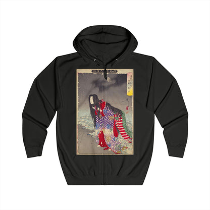 Kiyohime - 36 Ghosts Deluxe Full Zip Hoodie, Many Colors and Sizes