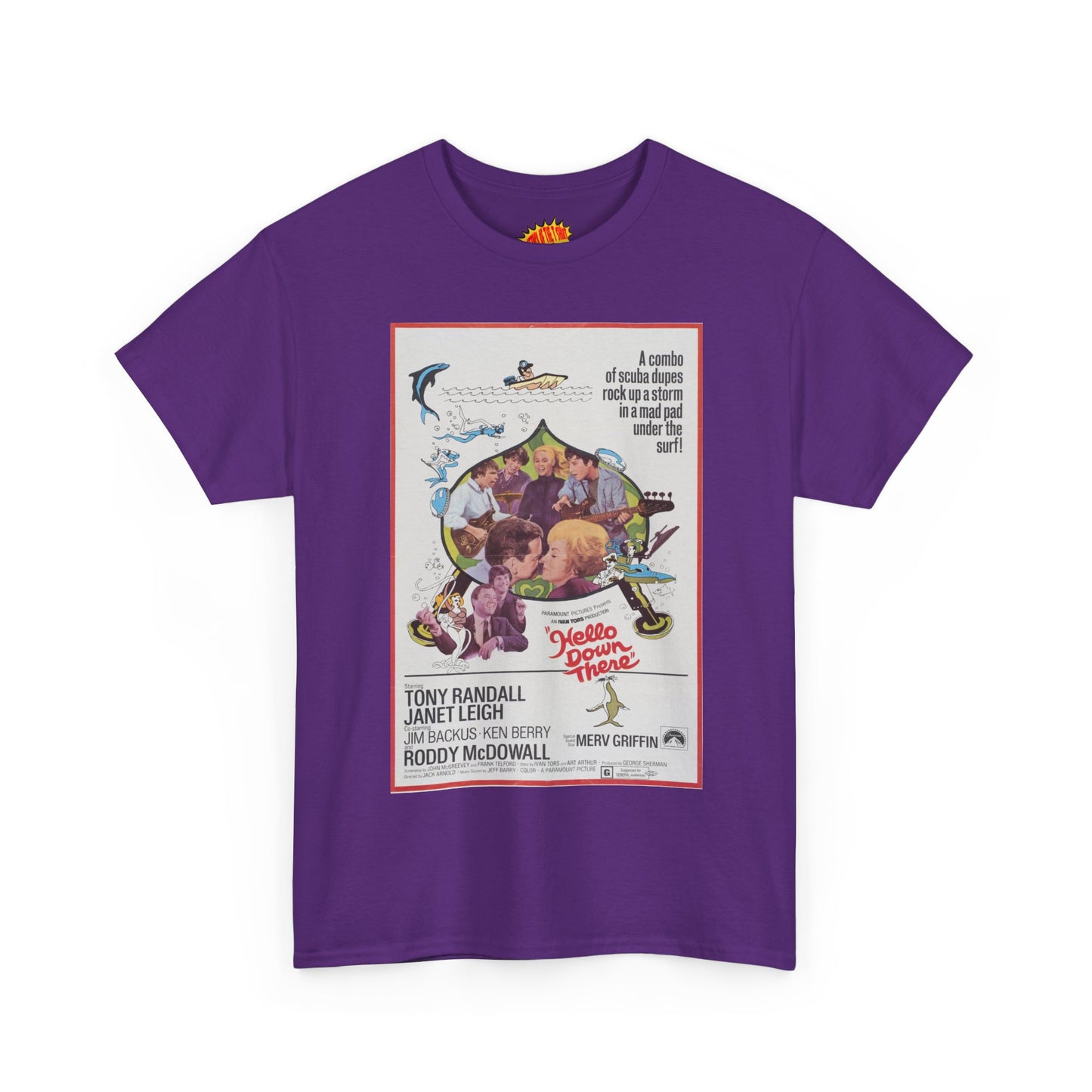 Hello Down There Movie Poster T-Shirt *Multiple Colors*