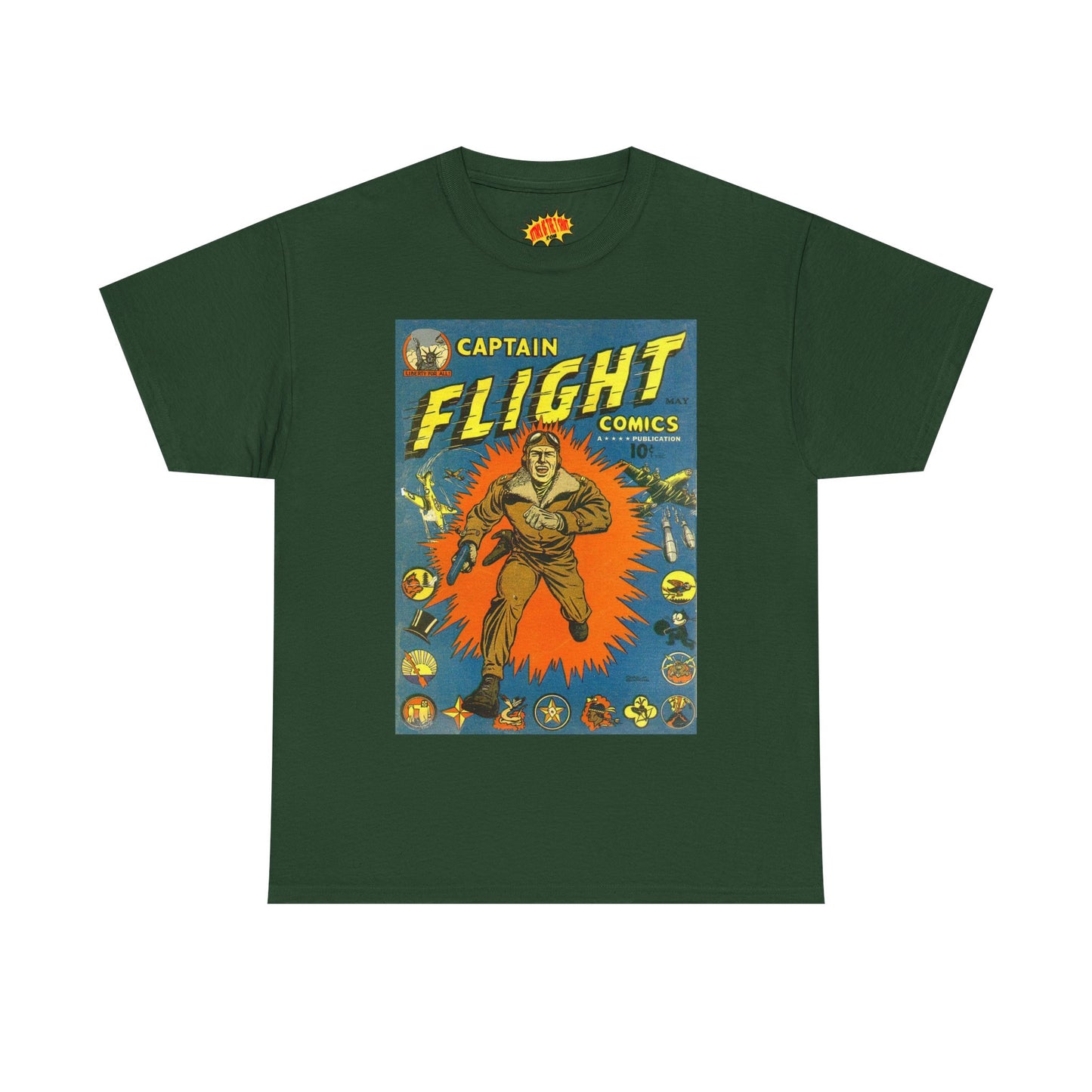 Captain Flight May Comic Tee Shirt *Multiple Colors*
