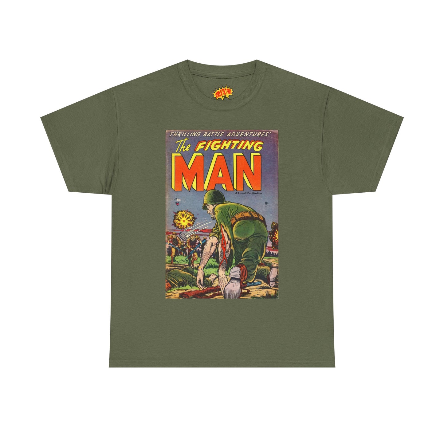 The Fighting Man January Comic Tee Shirt *Multiple Colors*