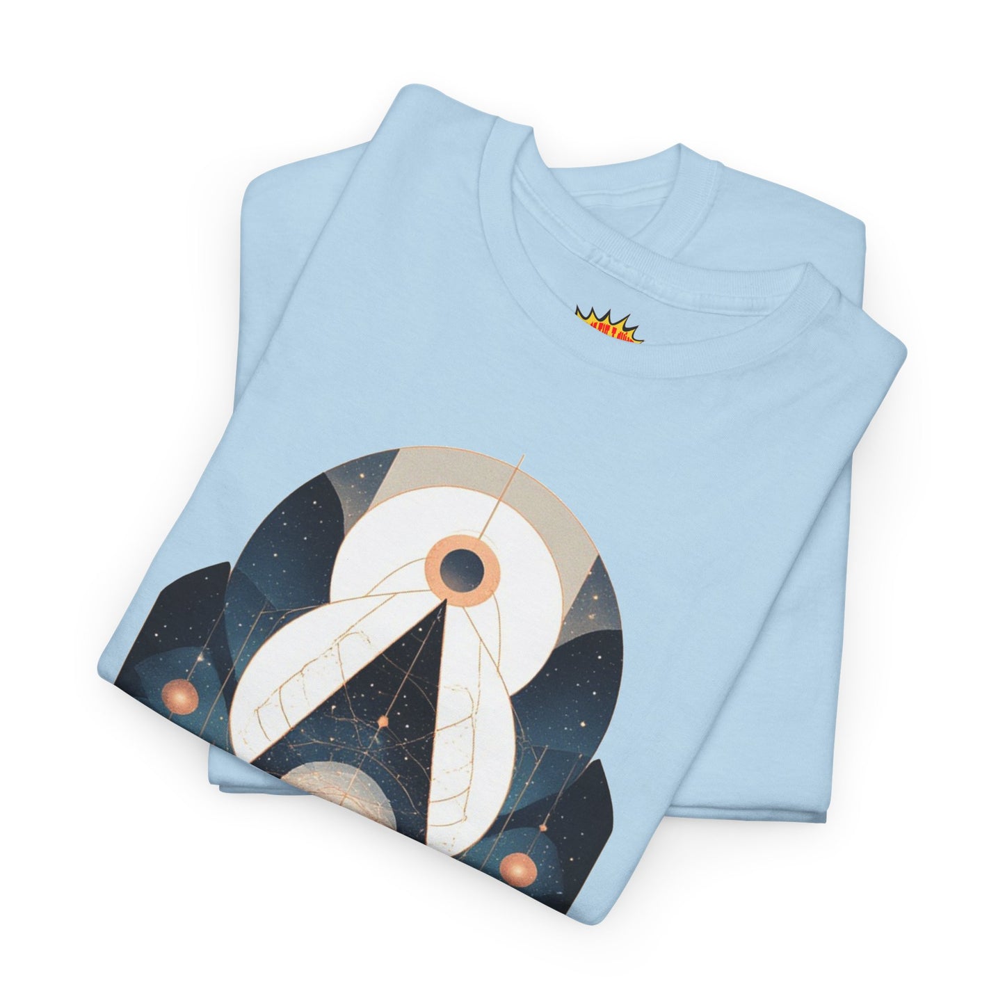 Geometric Space Art Pattern Graphic Tee Shirt *Multiple Colors*