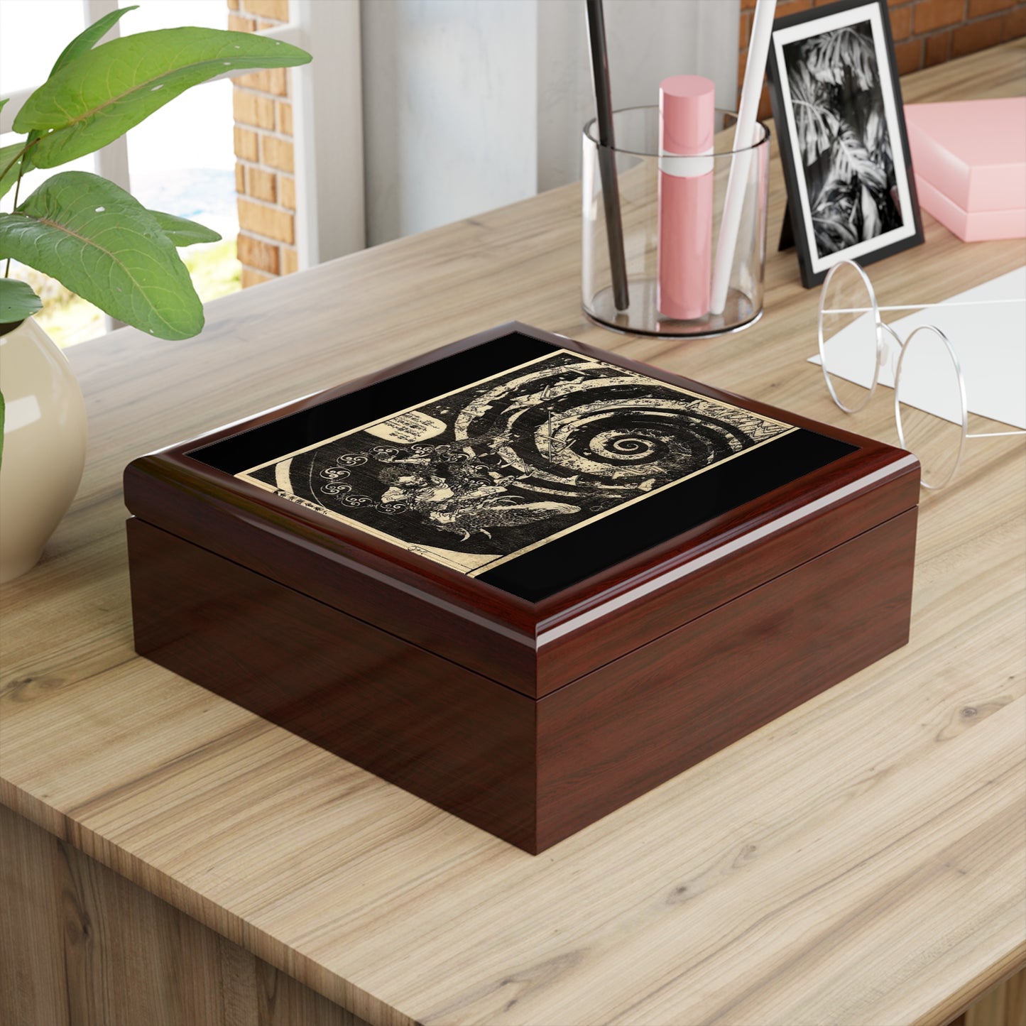 Hokusai Jewelry Box