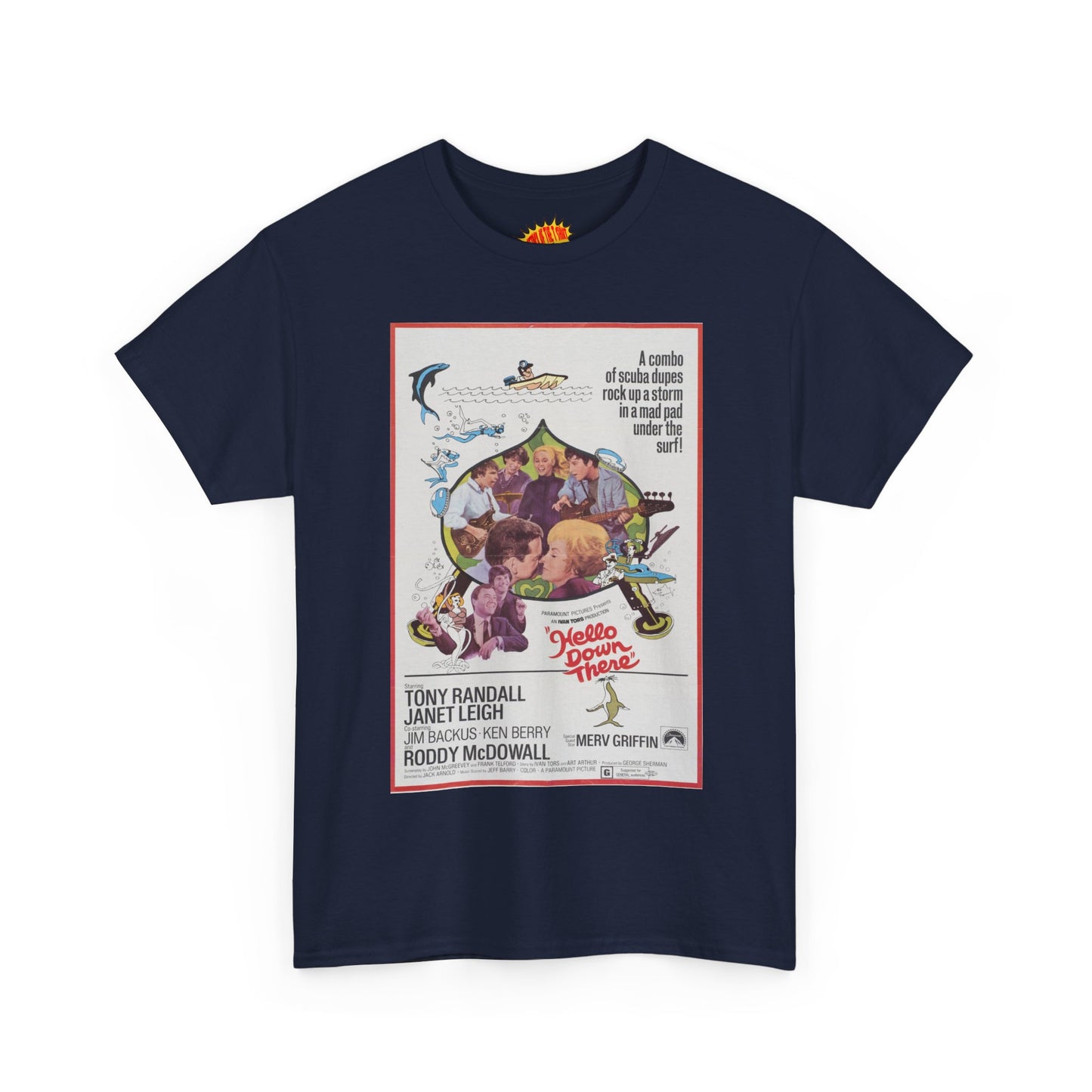 Hello Down There Movie Poster T-Shirt *Multiple Colors*