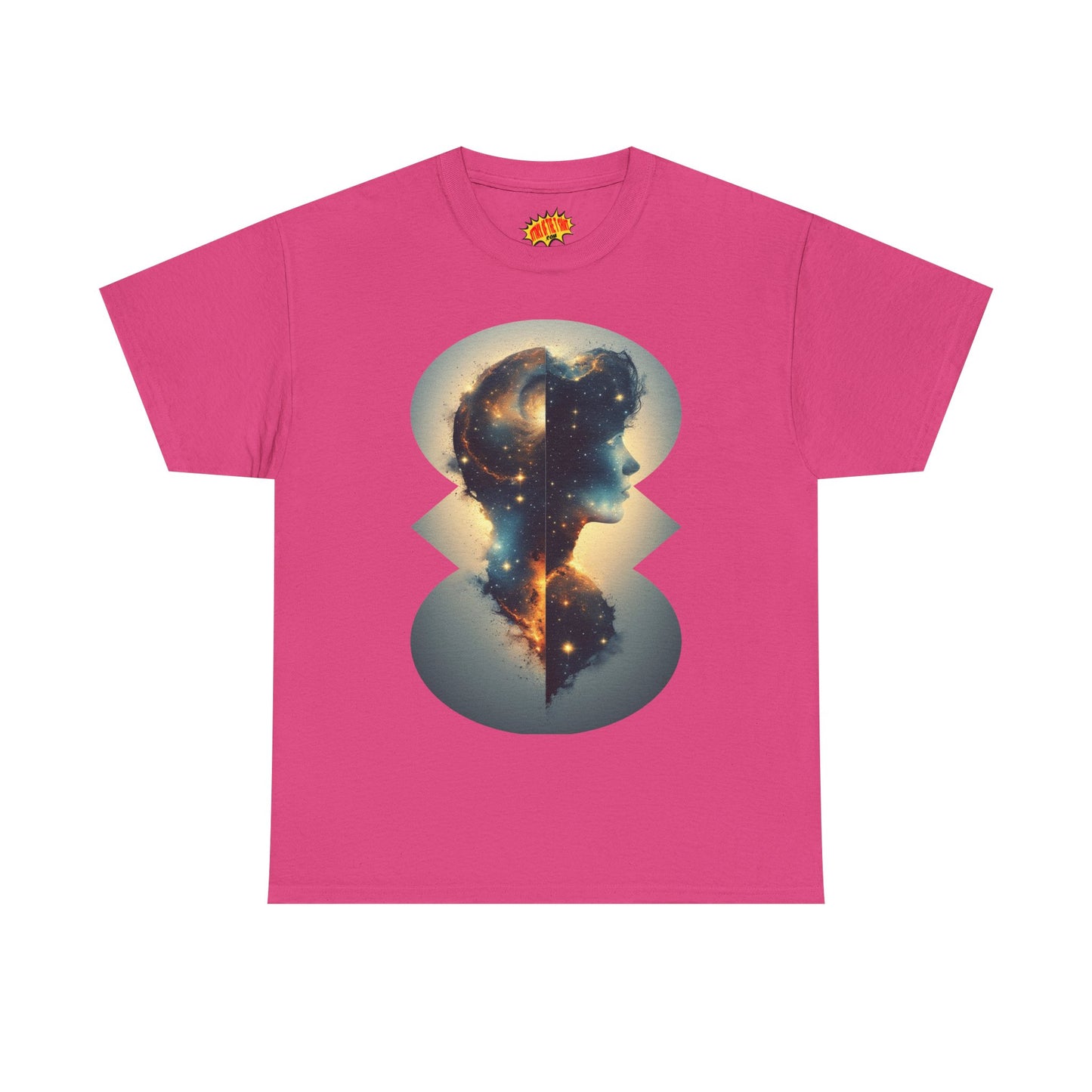 Cosmic Silhouette Galaxy Graphic Art Tee Shirt *Multiple Colors*