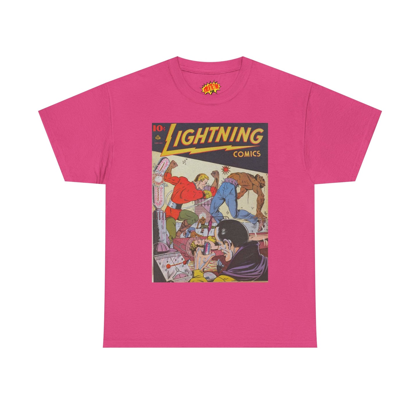 Lightning Comics February Comic Tee Shirt *Multiple Colors*