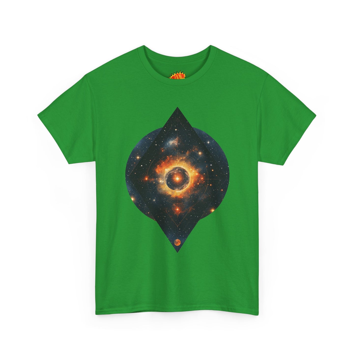 Rounded Diamond Shape Nebula Graphic Space Art Tee Shirt *Multiple Colors*