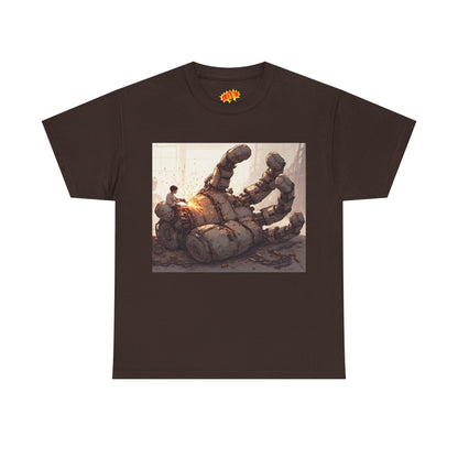 Anime Welder w/Giant Robot Hand T-Shirt