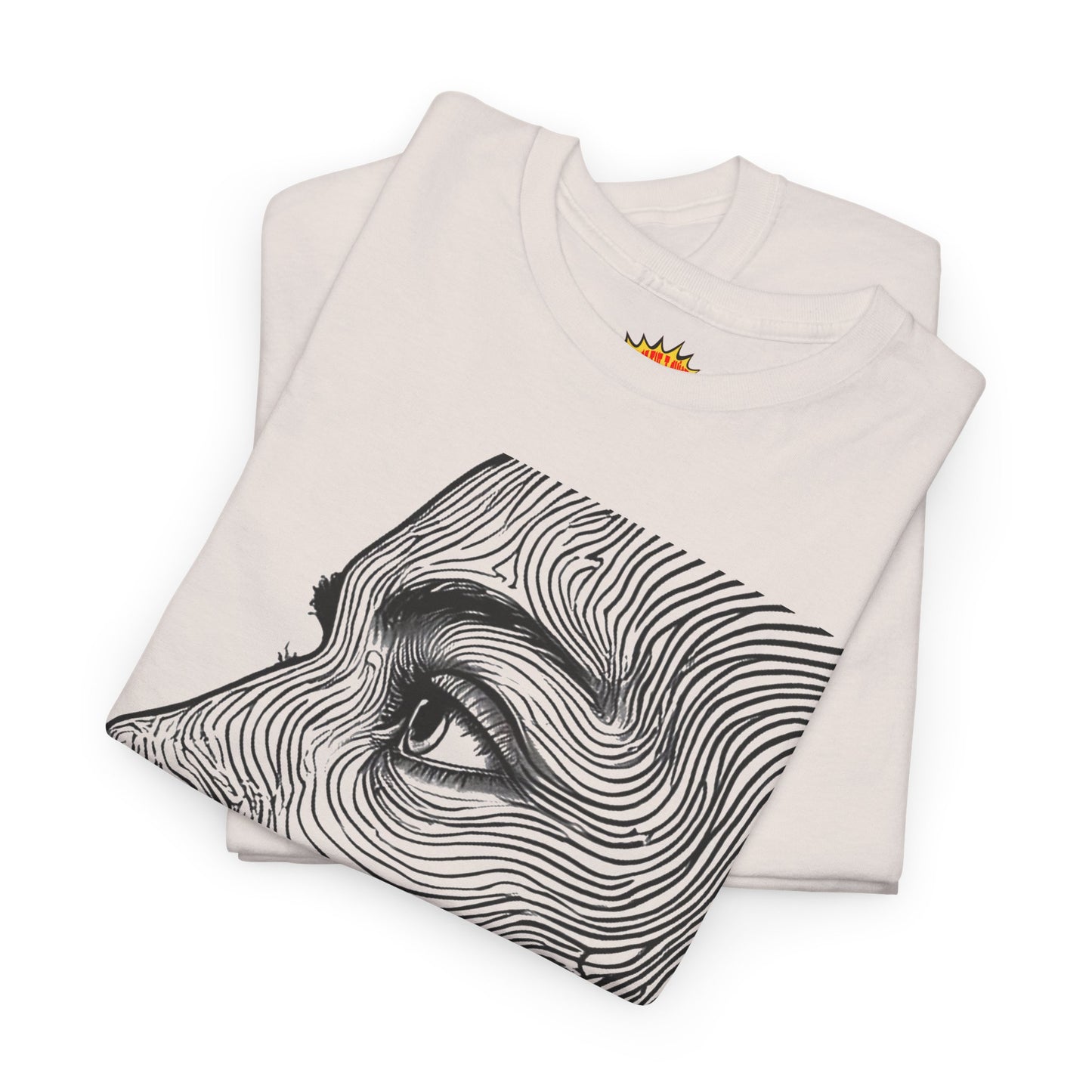 Human Face Profile Line Drawing Graphic Art Tee Shirt *Multiple Colors*
