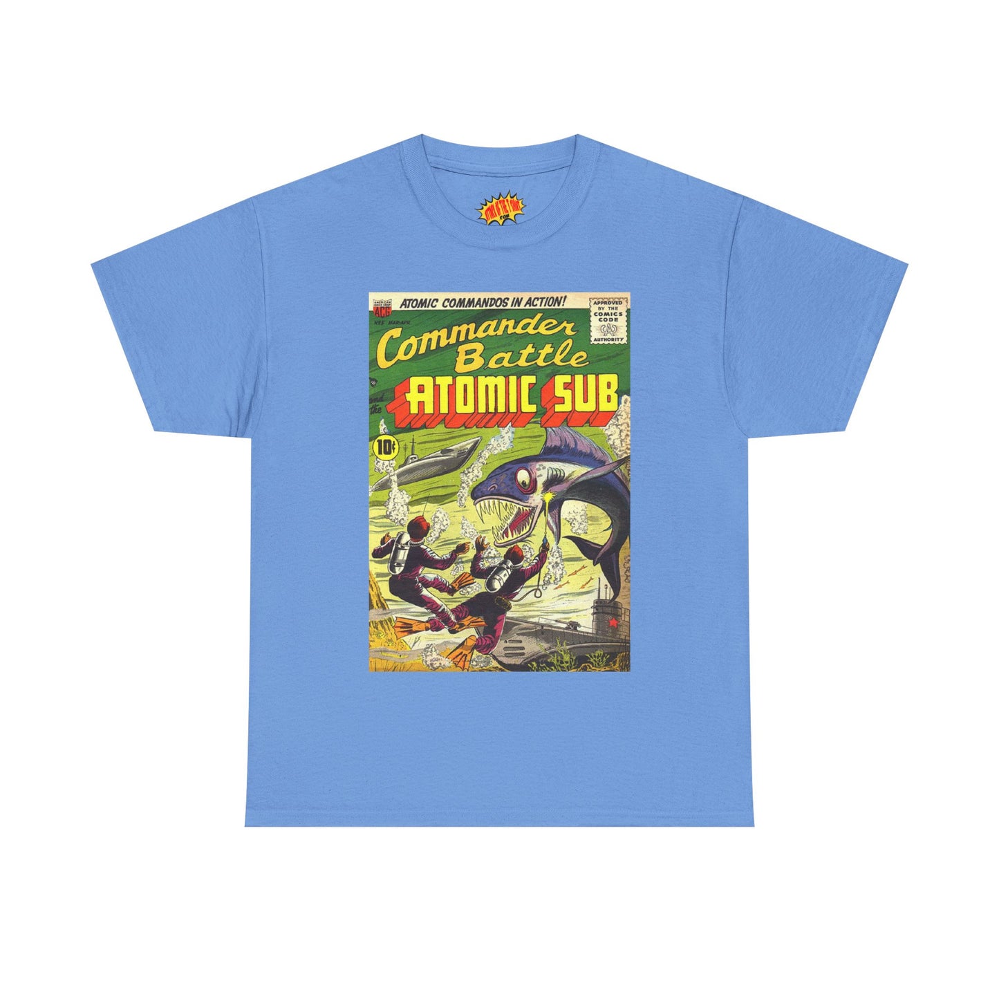Commander Battle Atomic Sub Comic No. 5 Tee Shirt *Multiple Colors*
