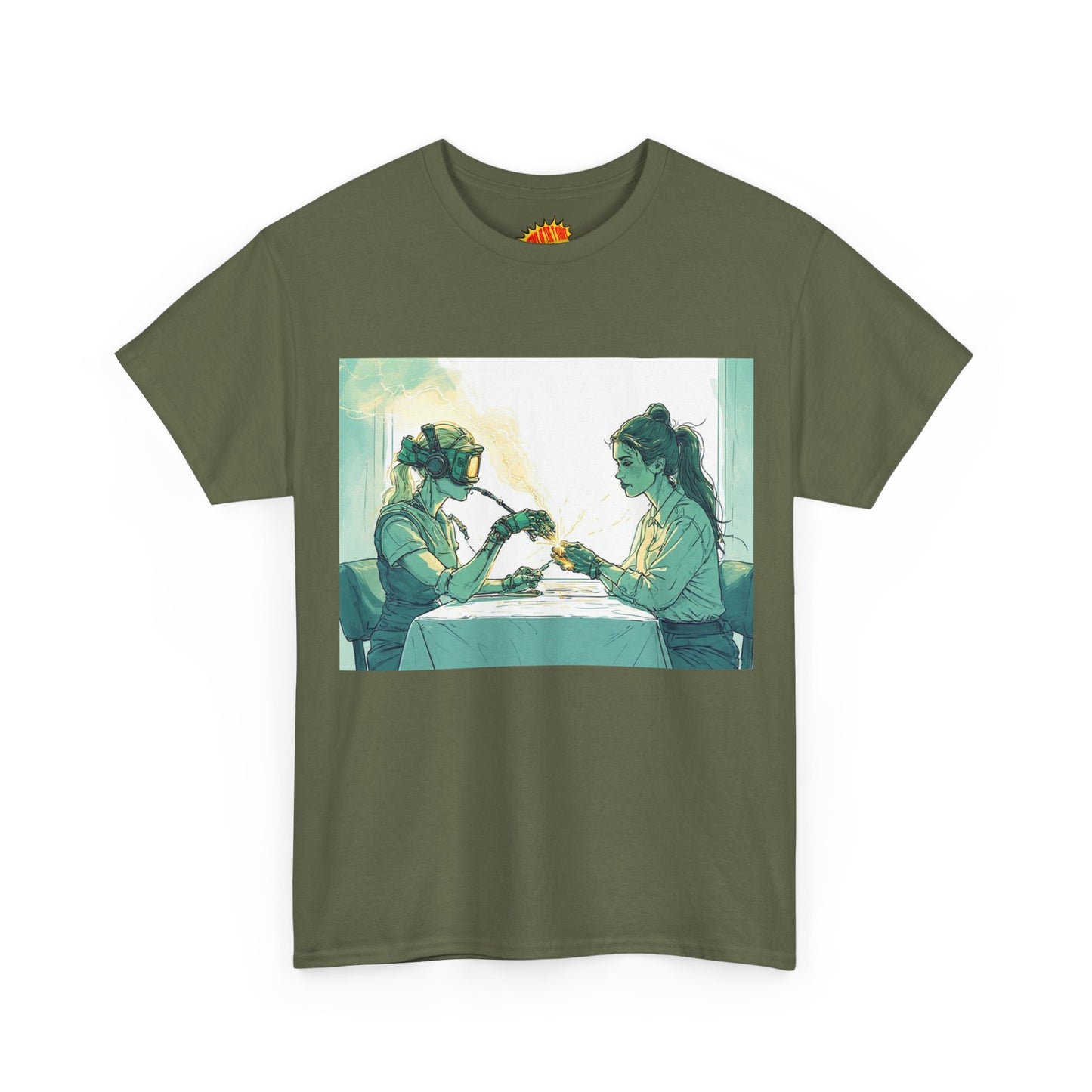 Robot Hands Manicure Scene T-Shirt *Multiple Colors*