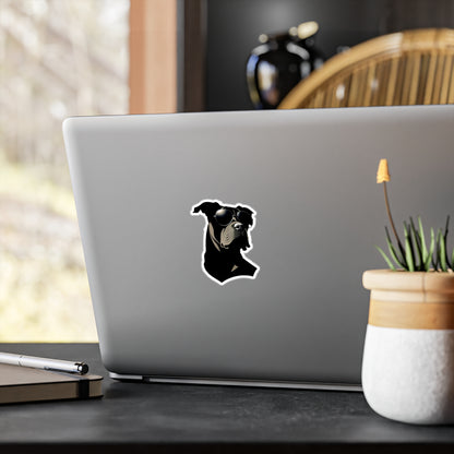 Dog with Sunglasses Durable Vinyl Decal Sticker