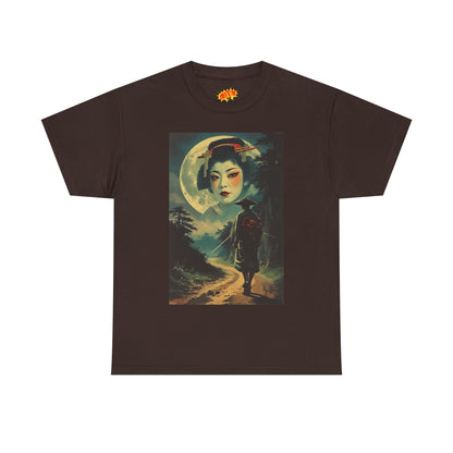 Night Traveller w/Full Moon Geisha T-Shirt