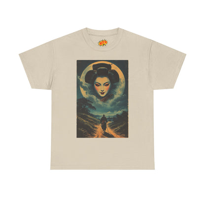 Walking Samurai w/Geisha Moon T-Shirt