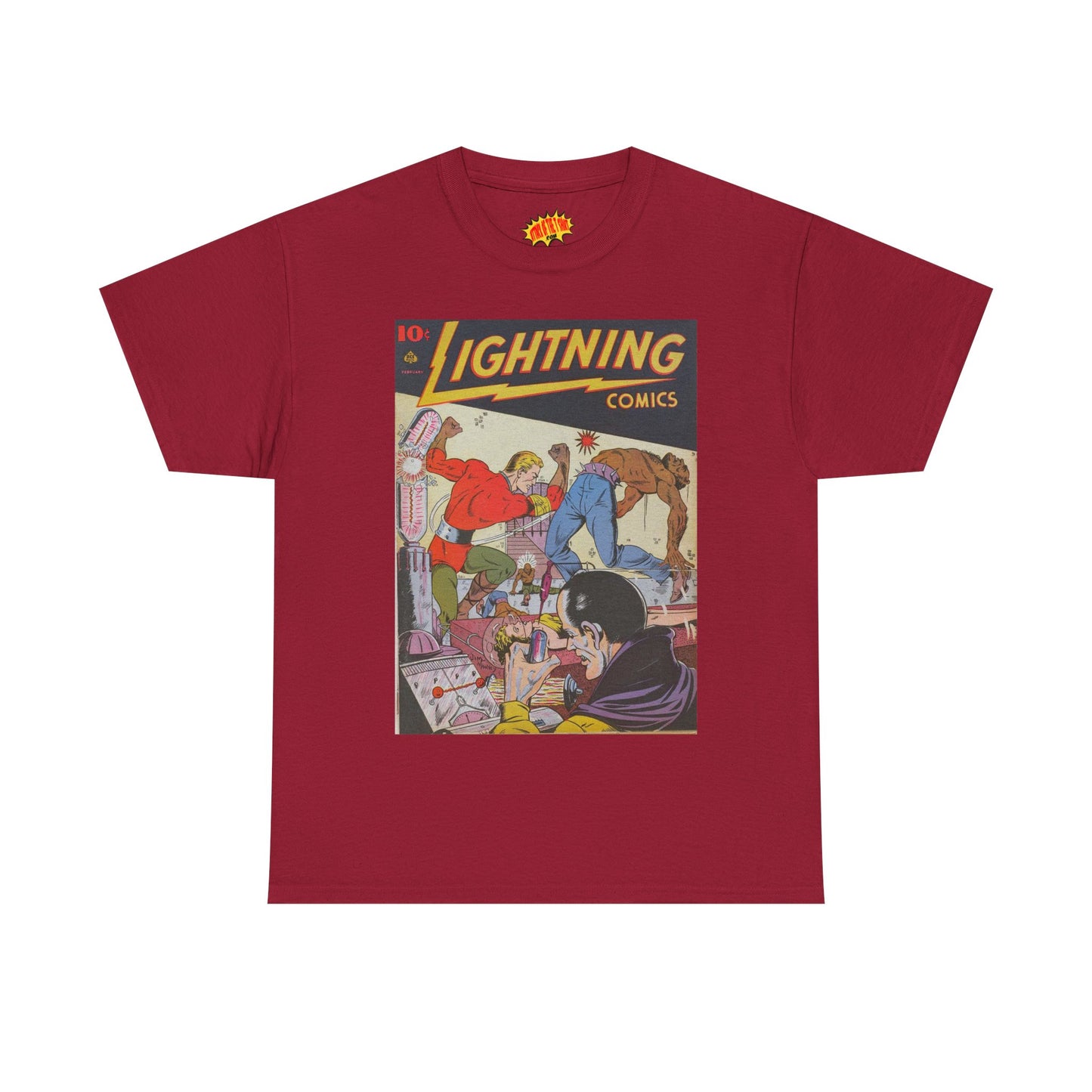 Lightning Comics February Comic Tee Shirt *Multiple Colors*