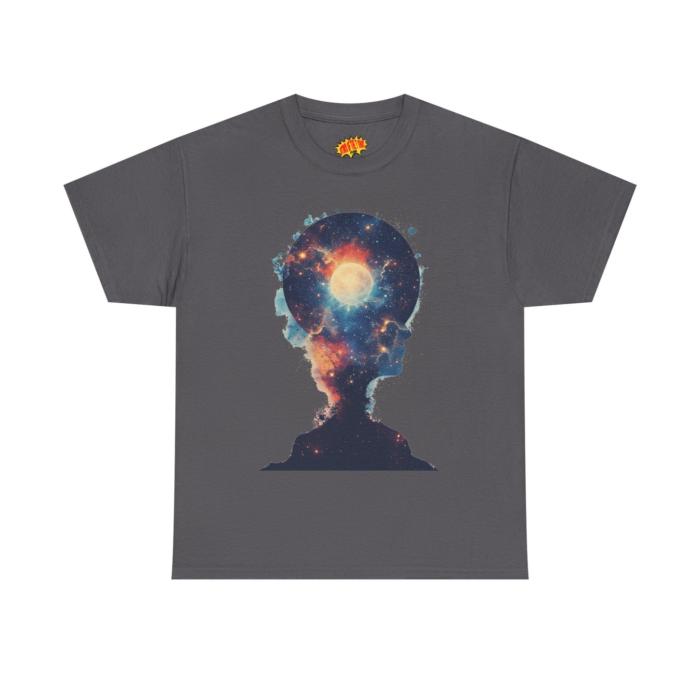 Abstract Galaxy Nebula Art w/Face Graphic Tee Shirt *Multiple Colors*