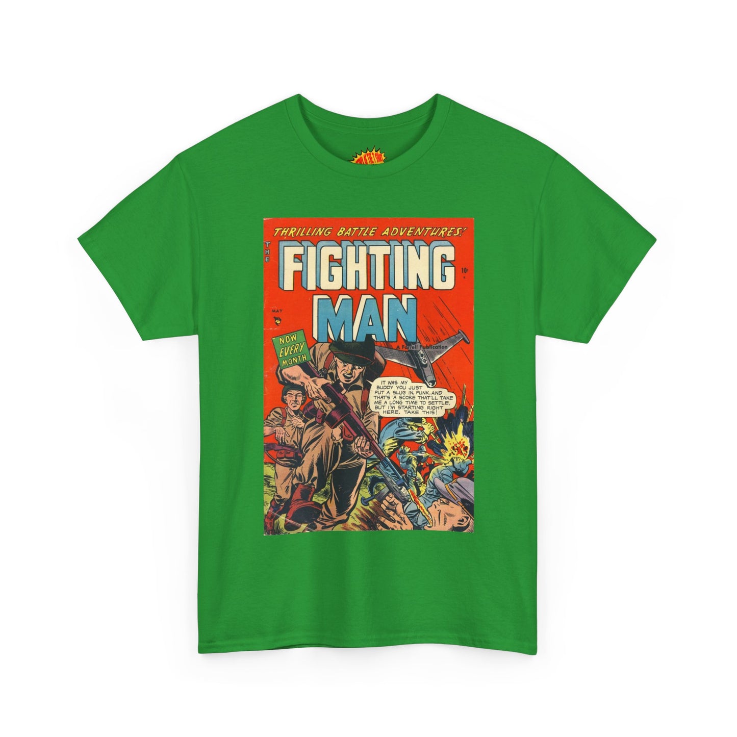 The Fighting Man May Comic Tee Shirt *Multiple Colors*