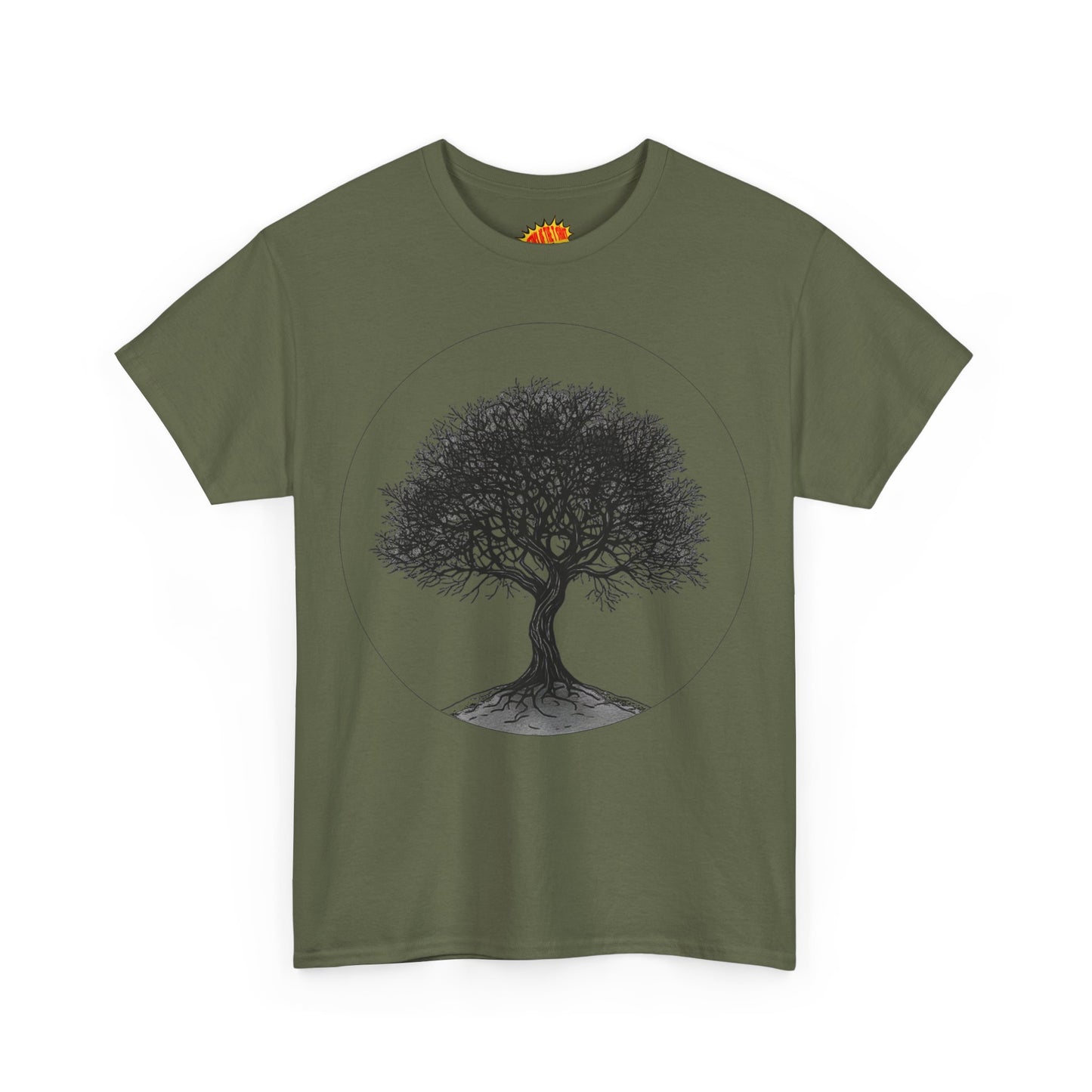 Circle Tree Sketch Drawing Graphic Art Tee Shirt *Multiple Colors*