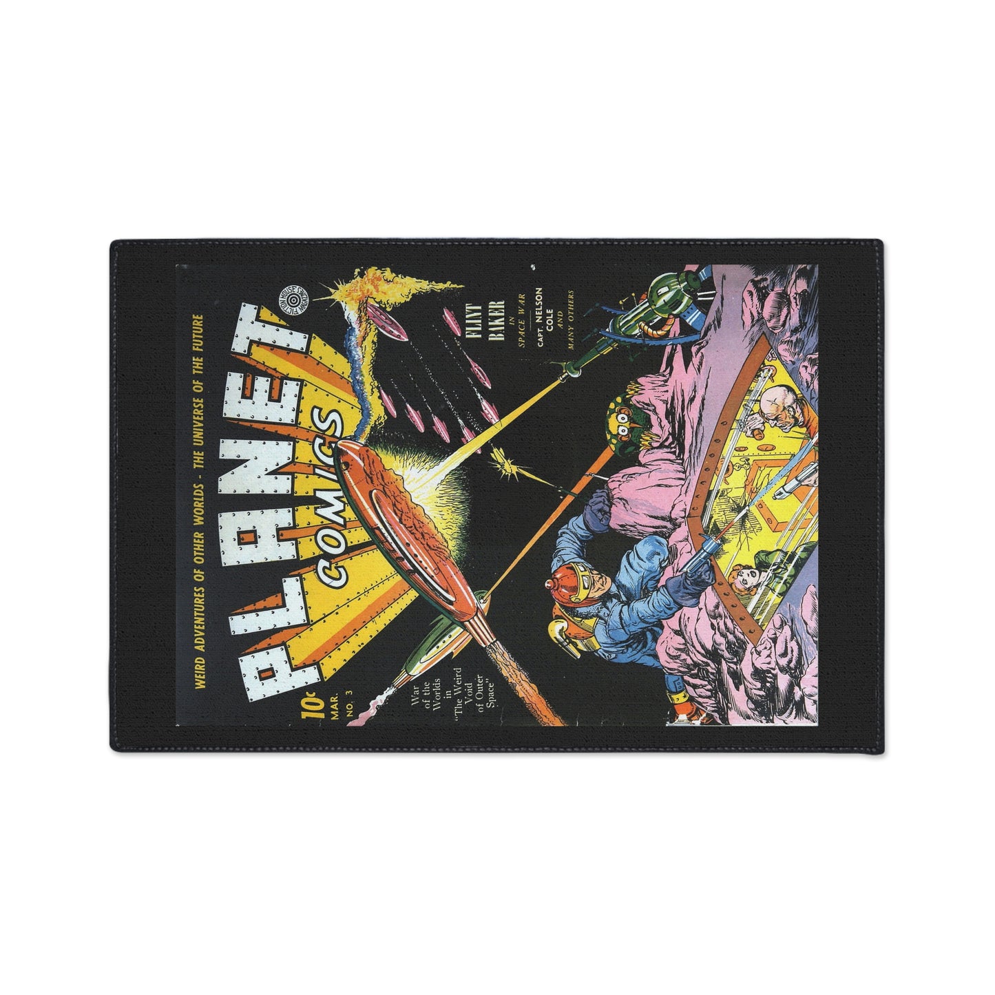 Planet Comics #3 Heavy Duty Floor Mat