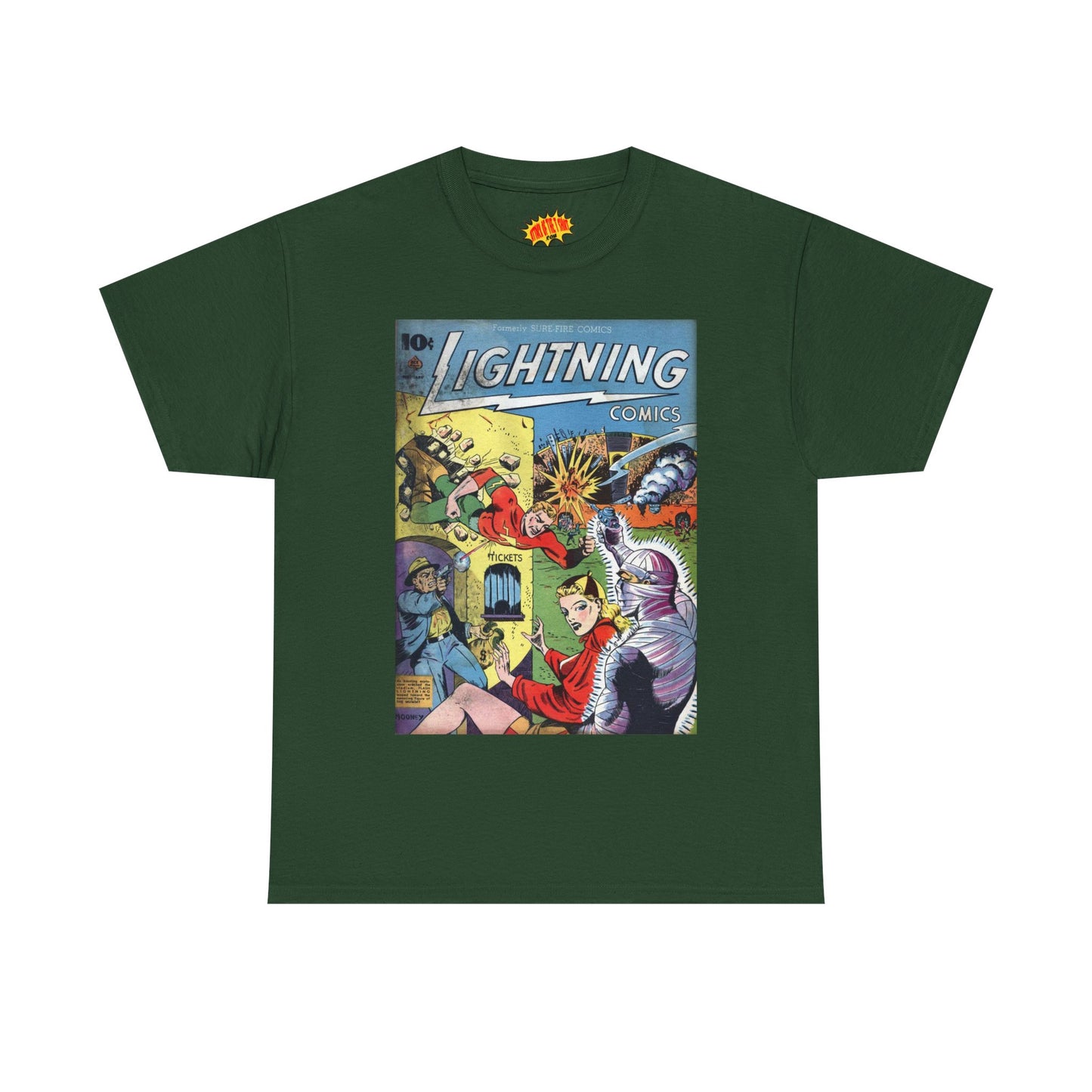 Lightning Comics February Comic Tee Shirt *Multiple Colors*