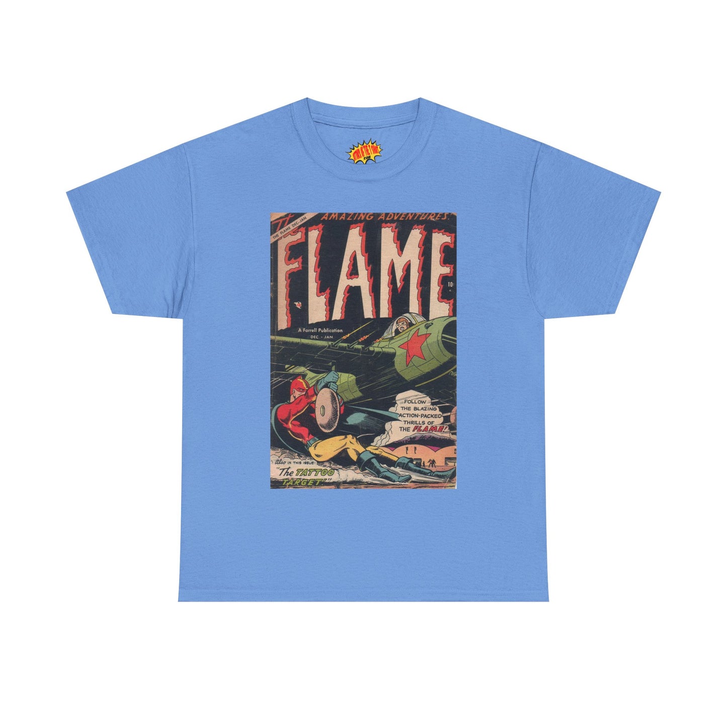 The Flame December - January Comic Tee Shirt *Multiple Colors*