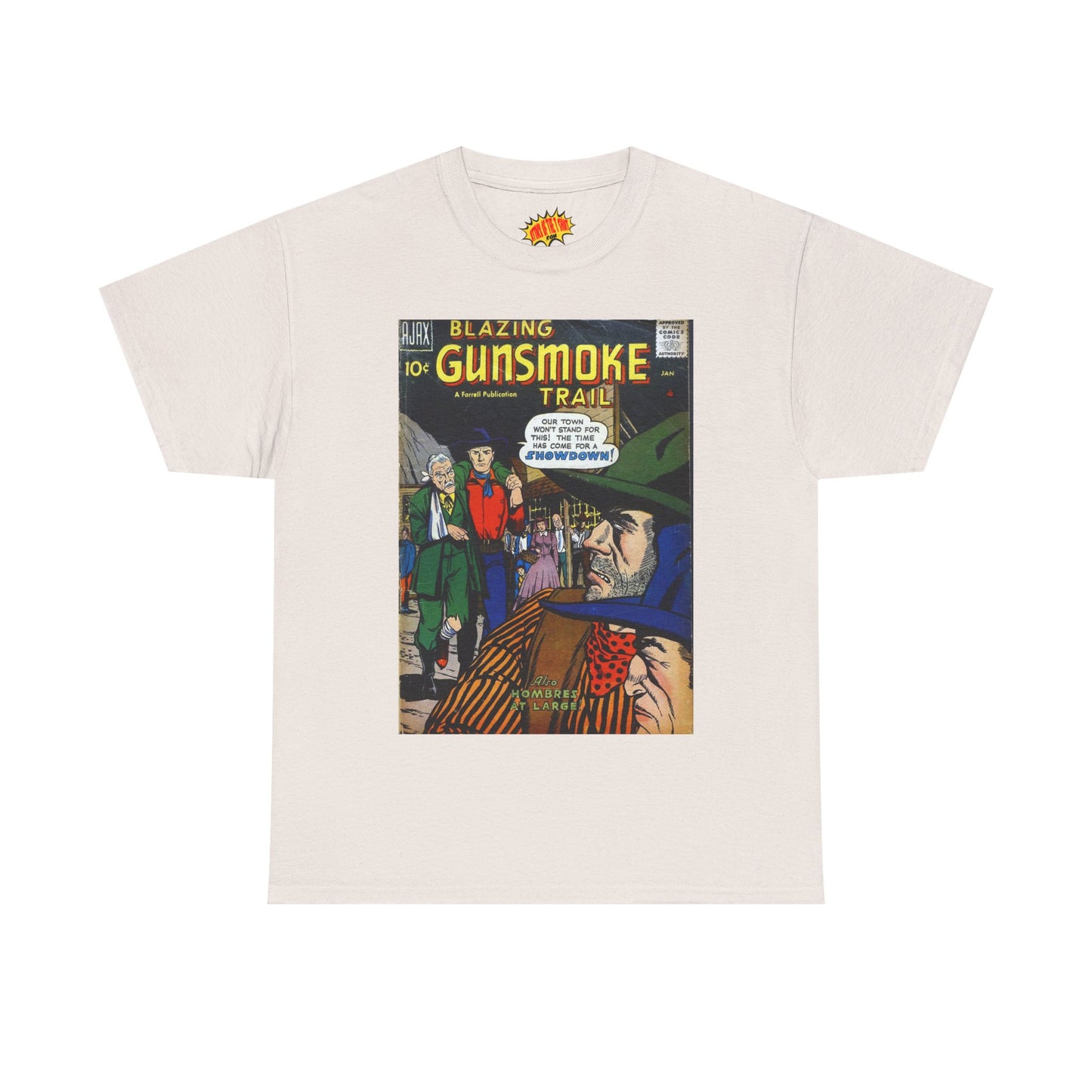 Gunsmoke Trail January Comic Tee Shirt *Multiple Colors*