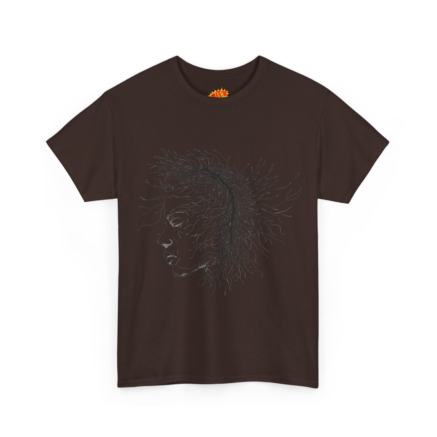 Capillary Face Line Drawing Graphic Art Tee Shirt *Multiple Colors*