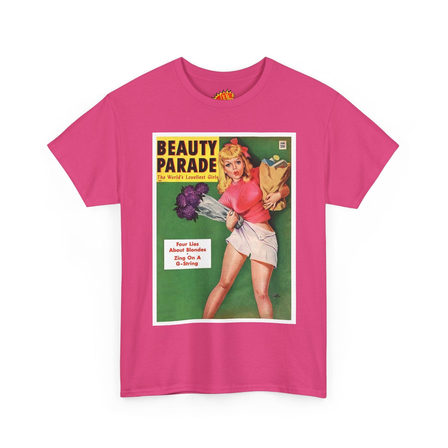Beauty Parade Pin-Up - Heavy Cotton Tee *Many Sizes and Colors Available*