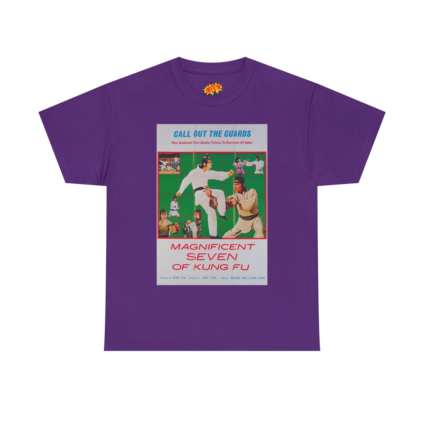 Magnificent Seven of Kung-Fu Movie Poster T-Shirt *Multiple Colors*