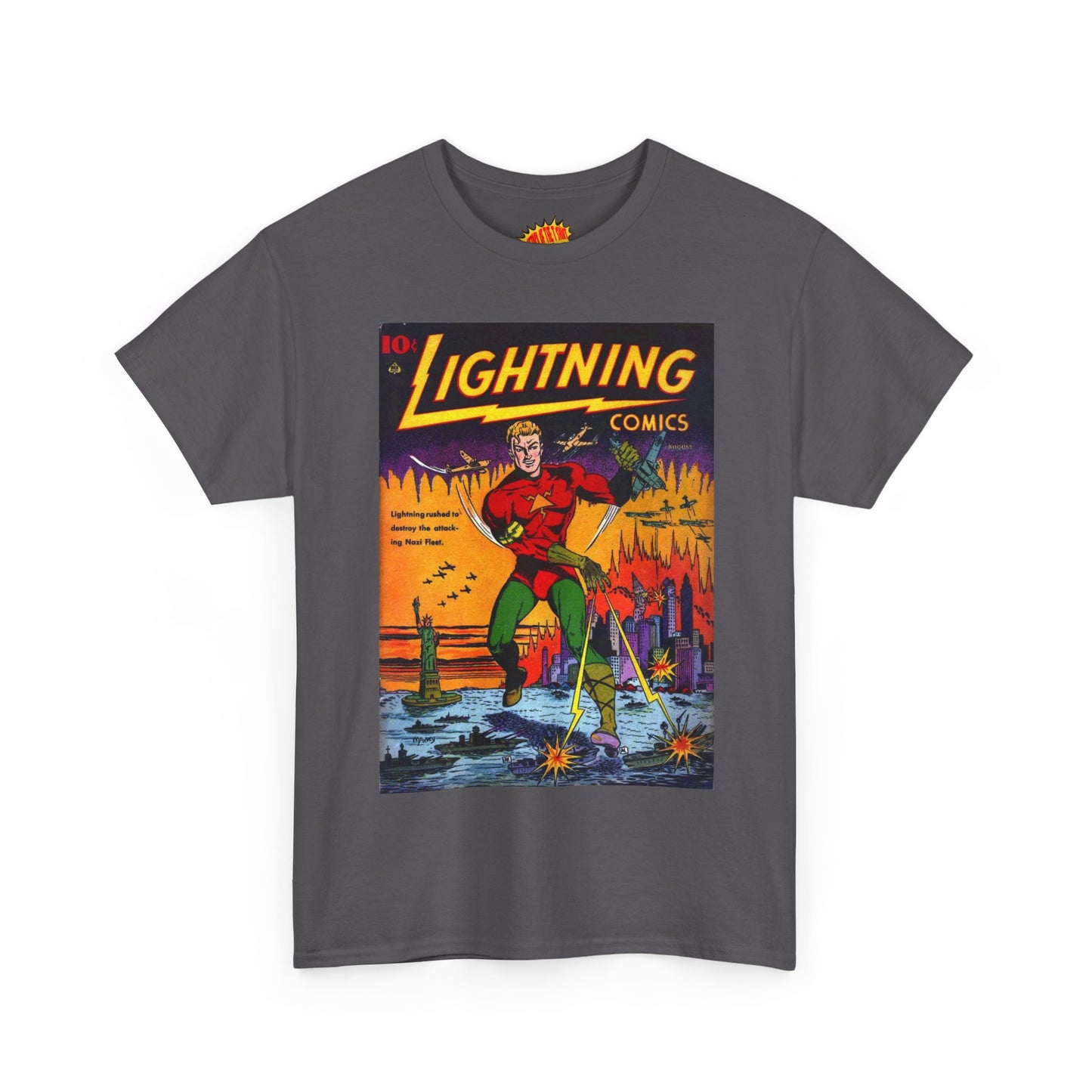 Lightning Comics August Comic Tee Shirt *Multiple Colors*