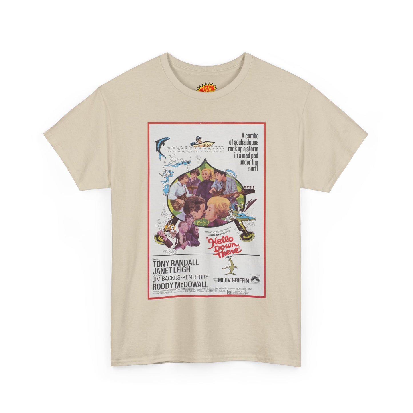 Hello Down There Movie Poster T-Shirt *Multiple Colors*
