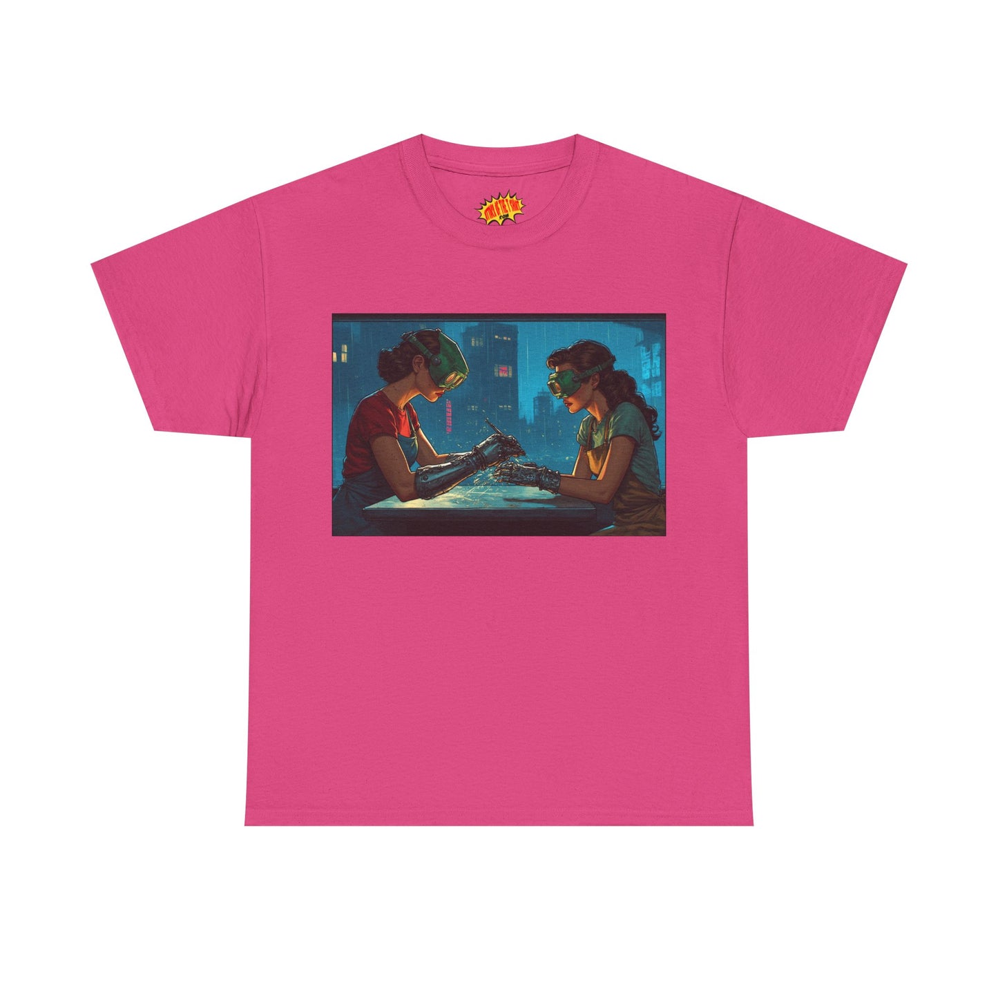 Cyberpunk Cyborg Hand Repair Scene T-Shirt *Multiple Colors*