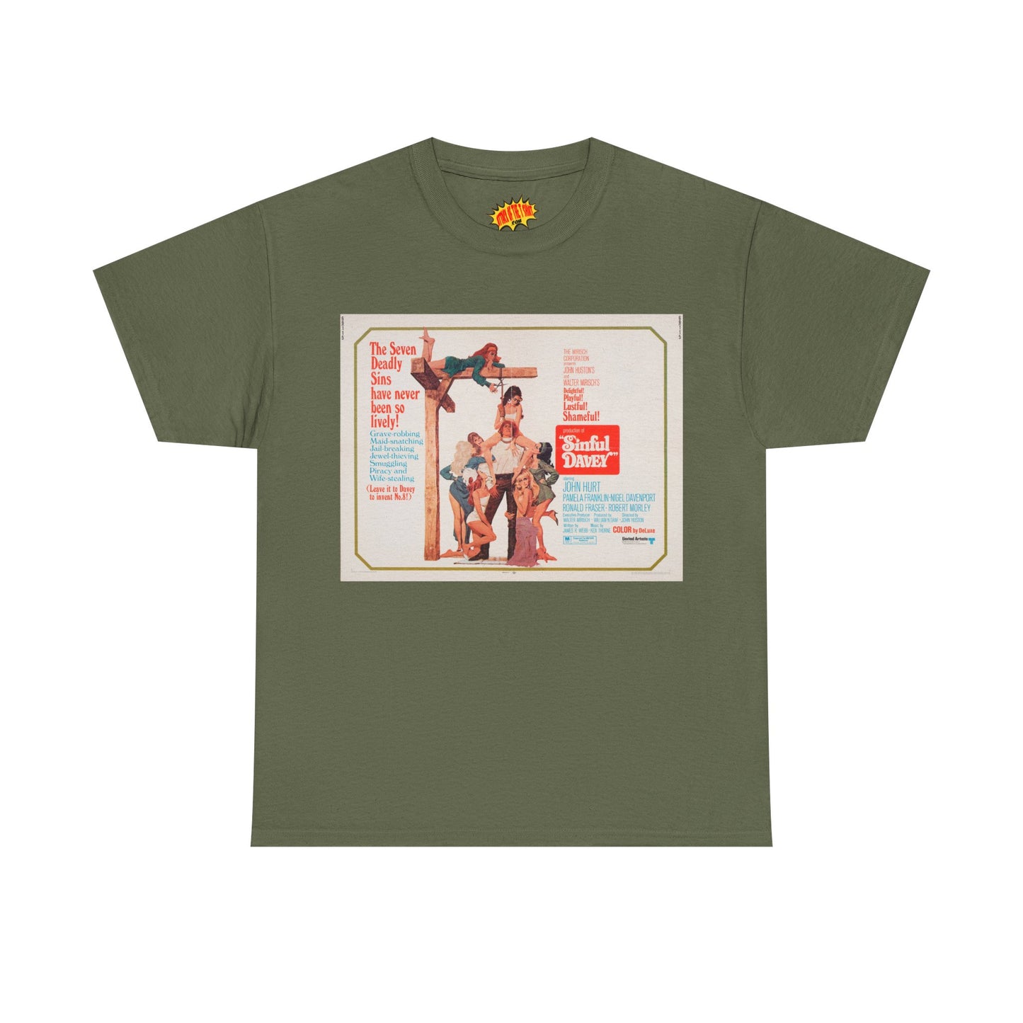 Sinful Davey Movie Poster T-Shirt *Multiple Colors*