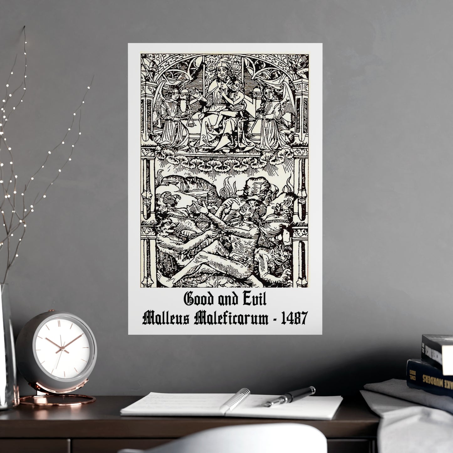 Good and Evil - Malleus Maleficarum, 1487 - Many Sizes Available