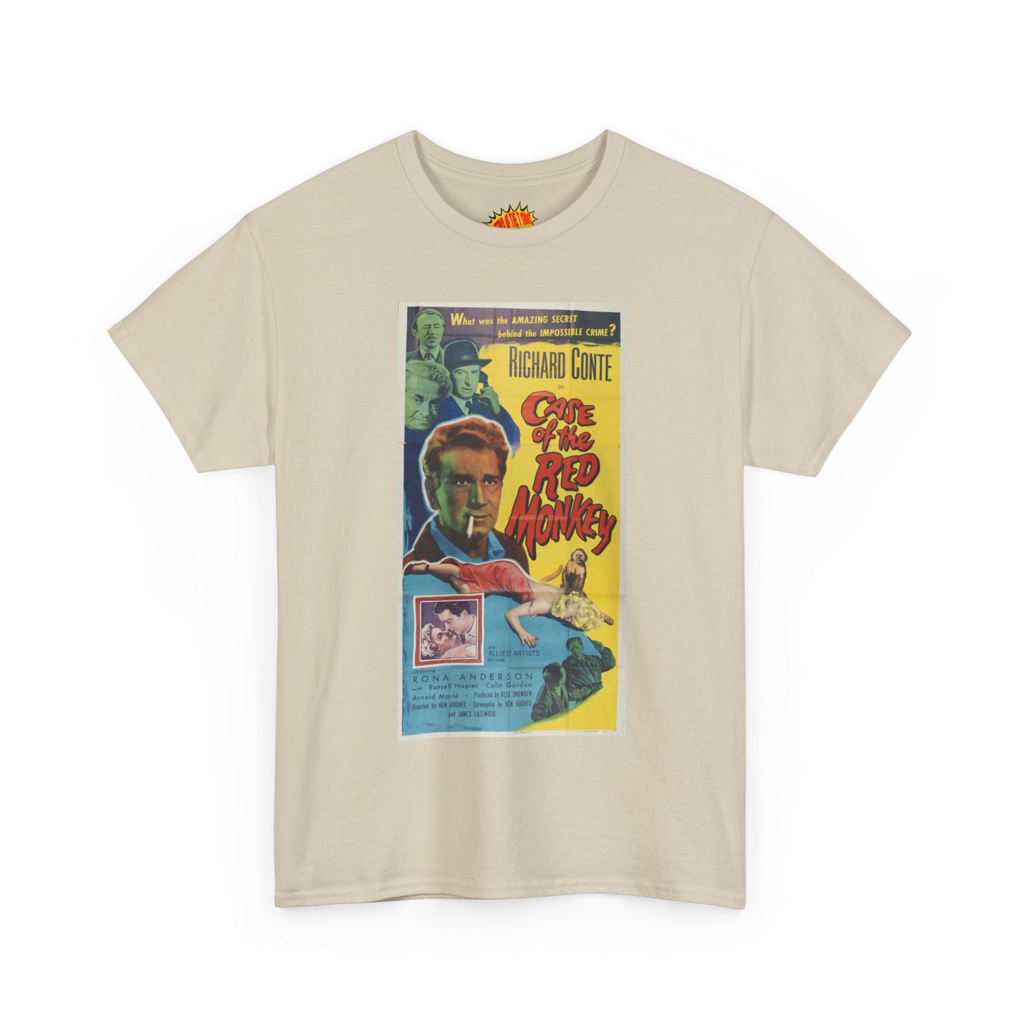 Case of the Red Monkey Movie Poster T-Shirt *Multiple Colors*