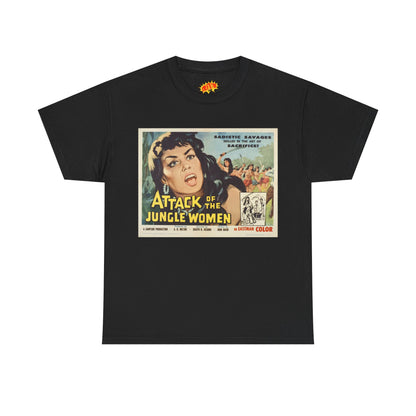 Attack of the Jungle Women Movie Poster T-Shirt