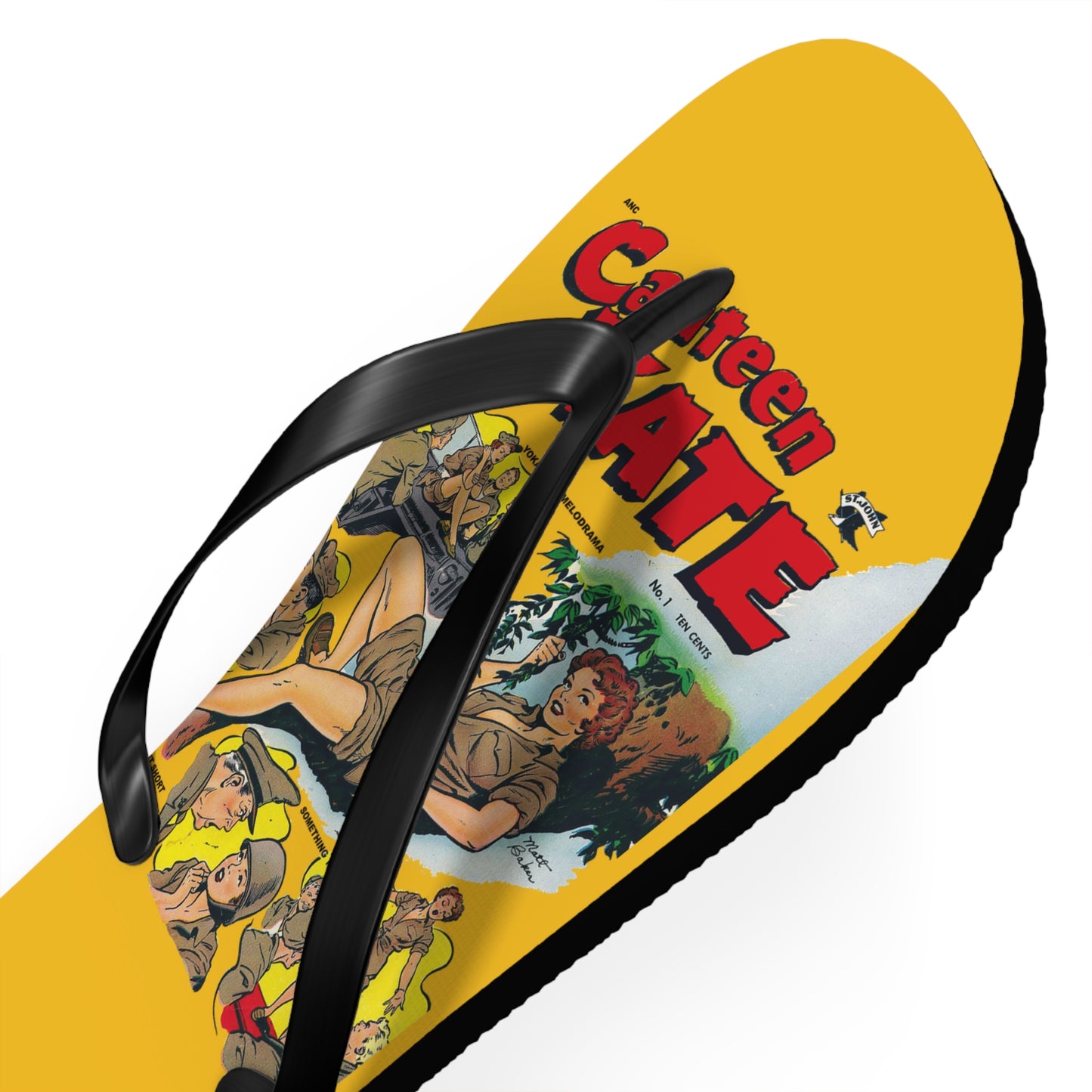 Canteen Kate #1 Flip Flops Yellow *Multiple Sizes Available*