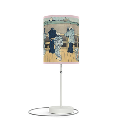 The Sazai Hall by Hokusai Japanese Lamp