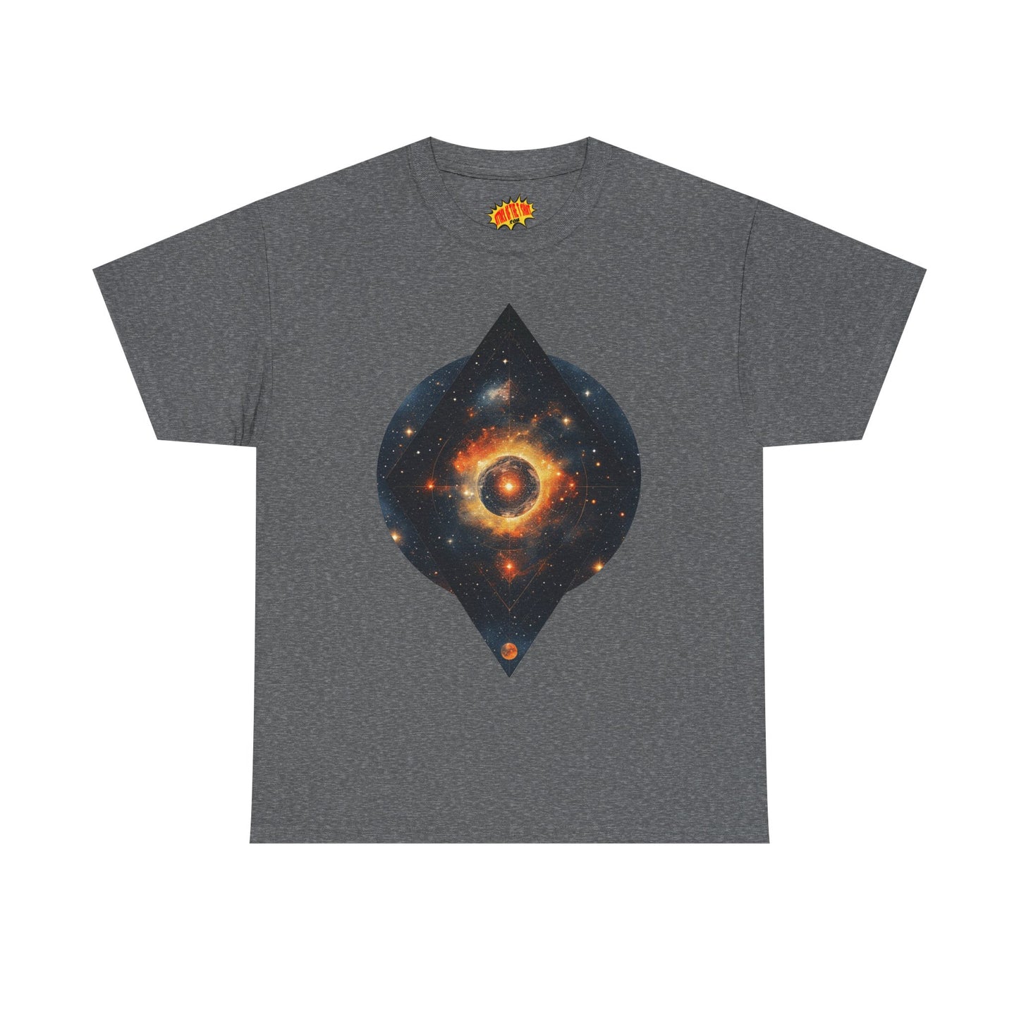 Rounded Diamond Shape Nebula Graphic Space Art Tee Shirt *Multiple Colors*
