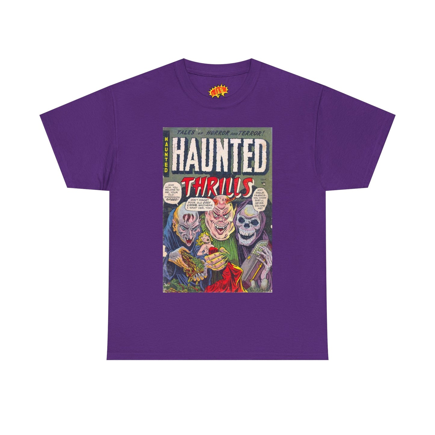 Haunted Thrills September Comic Tee Shirt *Multiple Colors*