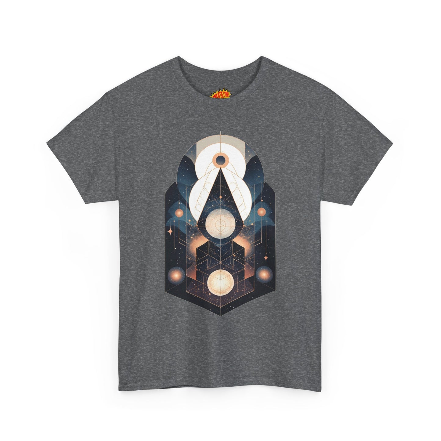 Geometric Space Art Pattern Graphic Tee Shirt *Multiple Colors*