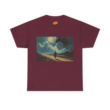 Samurai w/Night Sky Geisha Woman T-Shirt