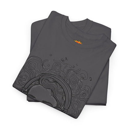 Line Drawing Portrait Graphic Music Art Tee Shirt