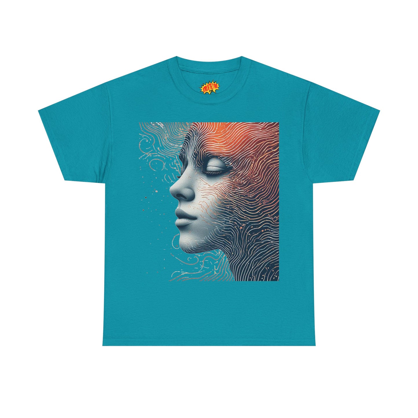 Graphic Art Face Tee Shirt *Multiple Colors*