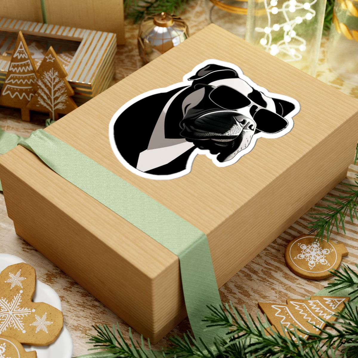 Dog with Sunglasses Stickers