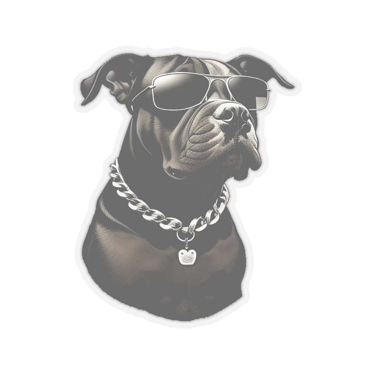 Dog with Sunglasses Stickers