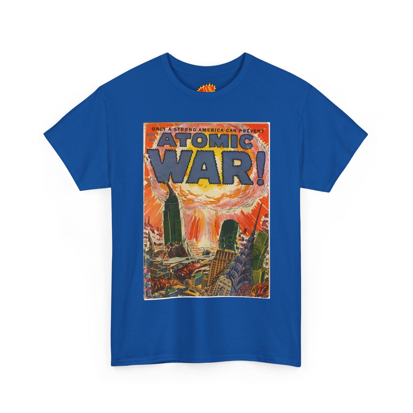 Atomic War Nov. Comic Tee Shirt *Multiple Colors*